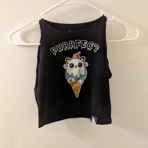 Purrfect Crop Top